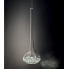 Graal SP 7/276 D-50 Suspension lamp hand-blown glass bowl with clear crystal inserts 25W GY 6,35