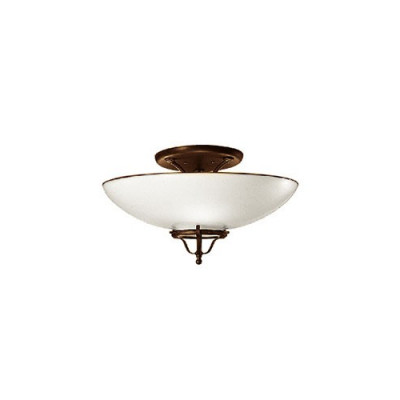 Country Large Ceiling lamp in brass with