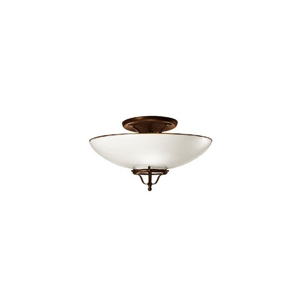 Country 080.02 Large Ceiling Lamp Il Fanale in brass and blown glass / Vellini