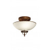 Country 082.02 Il Fanale Small Ceiling Lamp in brass and blown glass / Vellini
