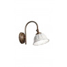 Anita curvo c/snodo Wall lamp in ceramic 46W E14