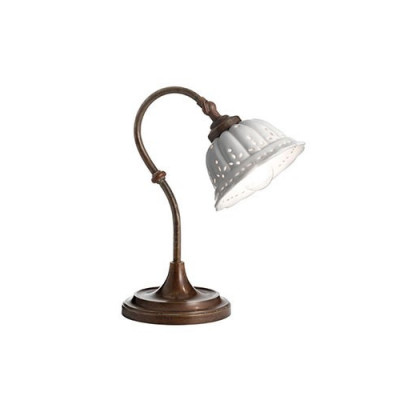 Anita 061.52 ceramic and brass table lamp 46W E27