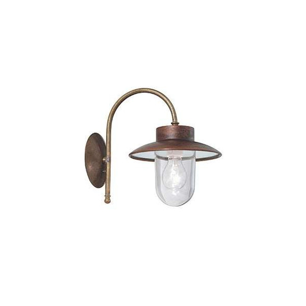 Calmaggiore 230.03 Il Fanale Outdoor Wall Lamp IP44 in copper and brass / Vellini
