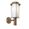Loggia outdoor Wall lamp IP44 in antique brass 46W E27
