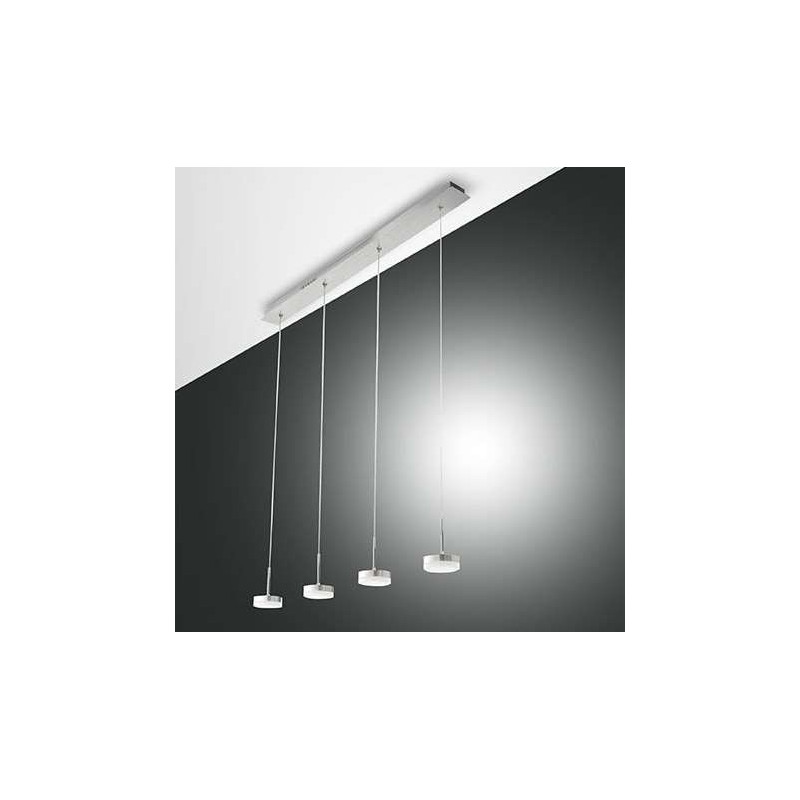 Dunk 4 luci Lampada a Sospensione Fabas Luce in metallo e metacrilato / Vellini