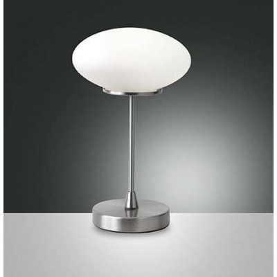 Jap Table lamp metal frame and blown glass Led 5W