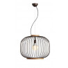 Chaplin 195/26 Suspension lamp in shaped and powder coated steel rod 53W E27
