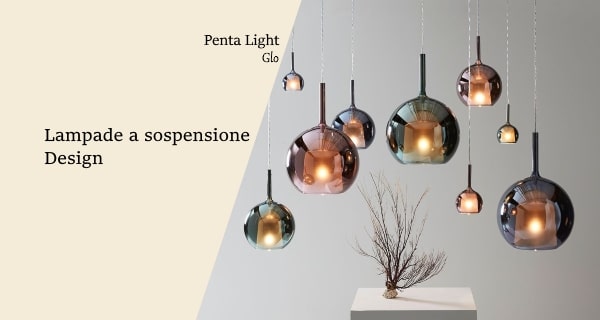 lampade a sospensione di design penta light glo